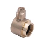 فی میل تک گوشواره برنجی 2 اینچ آریا کوپلینگ